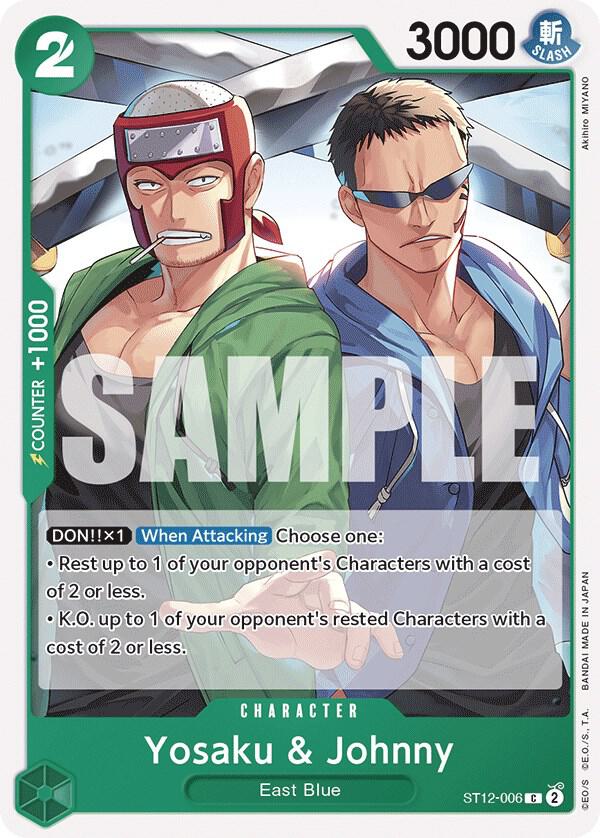 Yosaku & Johnny (ST12-006) [Starter Deck 12: Zoro and Sanji] | Jack's On Queen