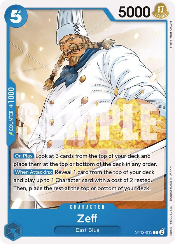 Zeff (ST12-013) [Starter Deck 12: Zoro and Sanji] | Jack's On Queen