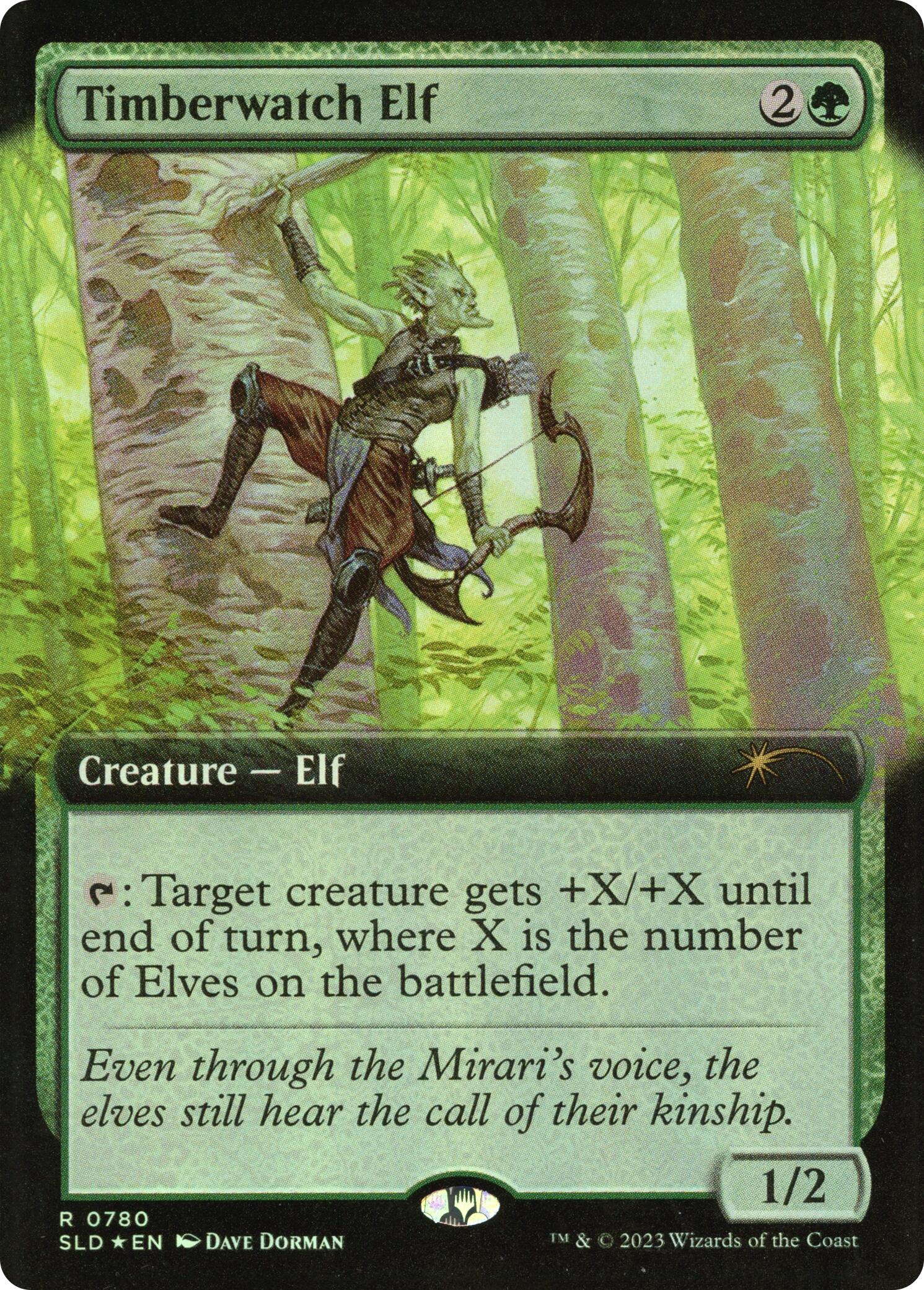 Timberwatch Elf (Extended Art) [Secret Lair Drop Series] | Jack's On Queen