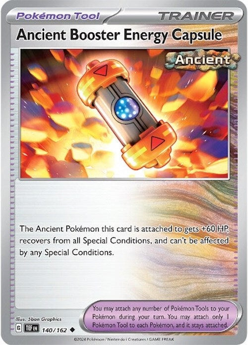 Ancient Booster Energy Capsule (140/162) [Scarlet & Violet: Temporal Forces] | Jack's On Queen