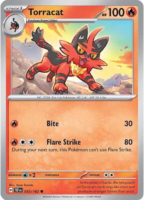 Torracat (033/162) [Scarlet & Violet: Temporal Forces] | Jack's On Queen