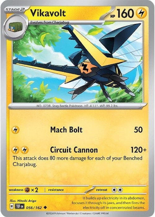 Vikavolt (056/162) [Scarlet & Violet: Temporal Forces] | Jack's On Queen