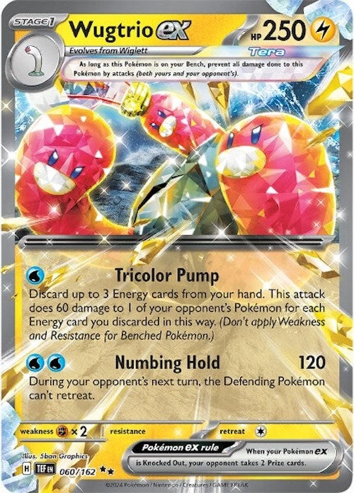 Wugtrio ex (060/162) [Scarlet & Violet: Temporal Forces] | Jack's On Queen