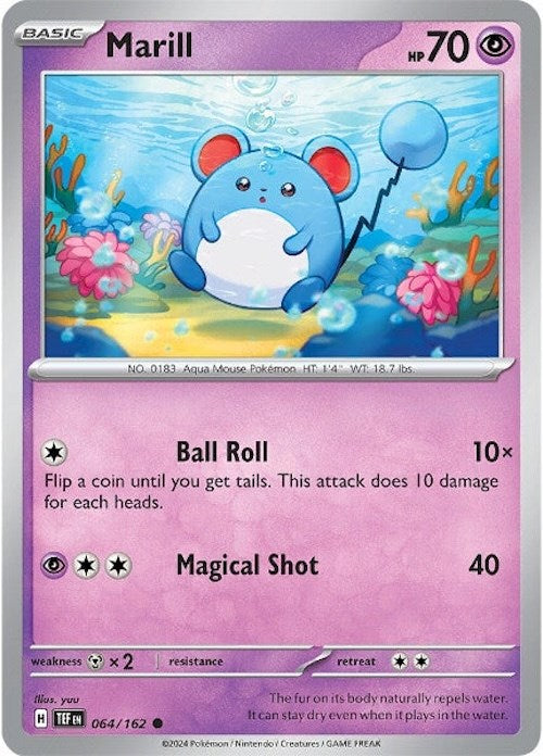Marill (064/162) [Scarlet & Violet: Temporal Forces] | Jack's On Queen