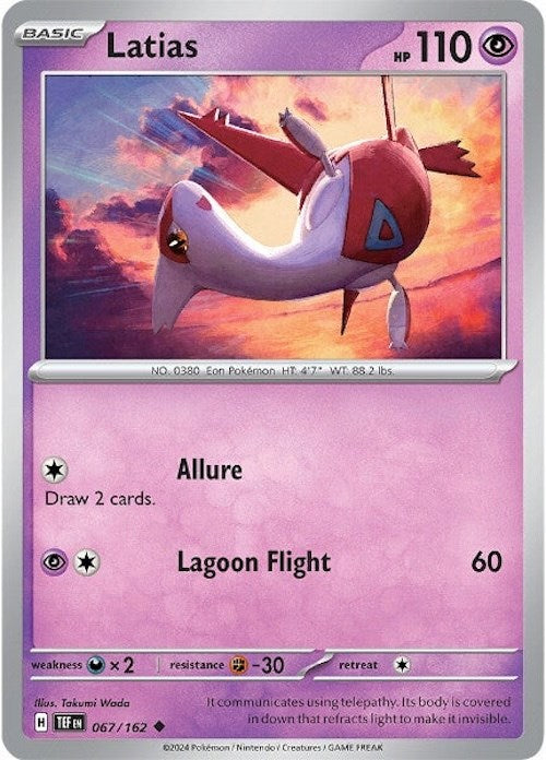 Latias (067/162) [Scarlet & Violet: Temporal Forces] | Jack's On Queen