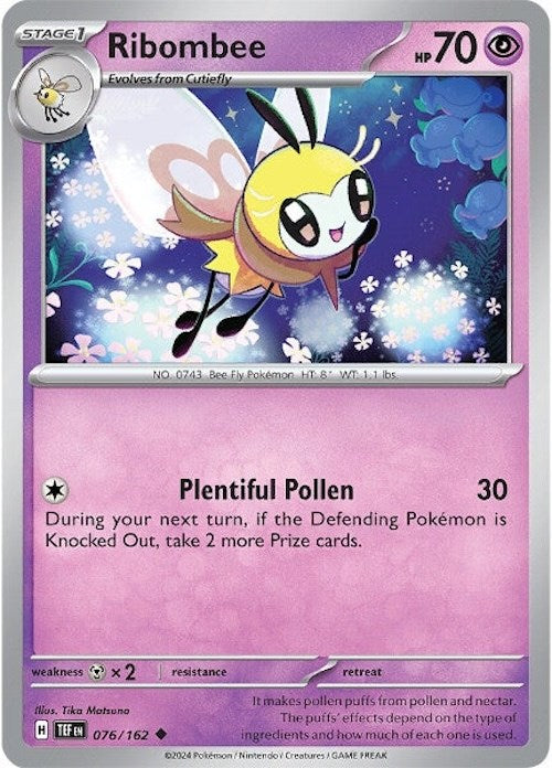 Ribombee (076/162) [Scarlet & Violet: Temporal Forces] | Jack's On Queen