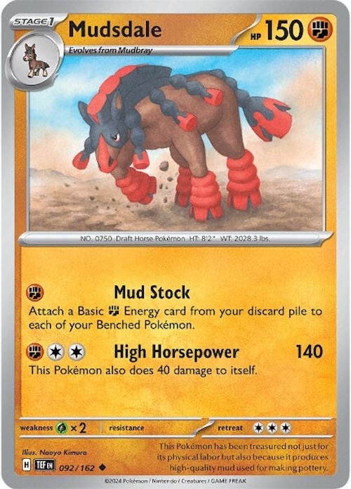 Mudsdale (092/162) [Scarlet & Violet: Temporal Forces] | Jack's On Queen