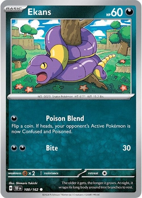 Ekans (100/162) [Scarlet & Violet: Temporal Forces] | Jack's On Queen