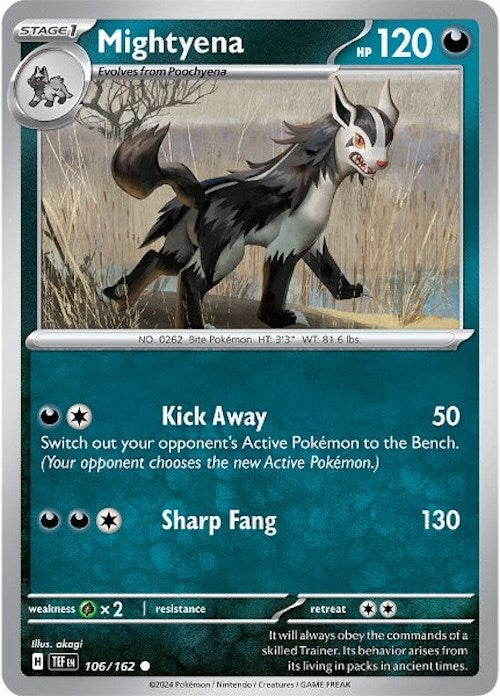 Mightyena (106/162) [Scarlet & Violet: Temporal Forces] | Jack's On Queen