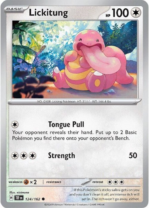 Lickitung (124/162) [Scarlet & Violet: Temporal Forces] | Jack's On Queen