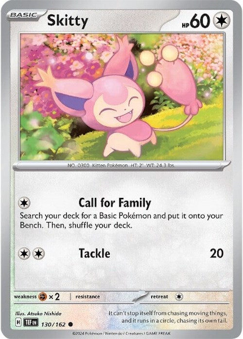 Skitty (130/162) [Scarlet & Violet: Temporal Forces] | Jack's On Queen
