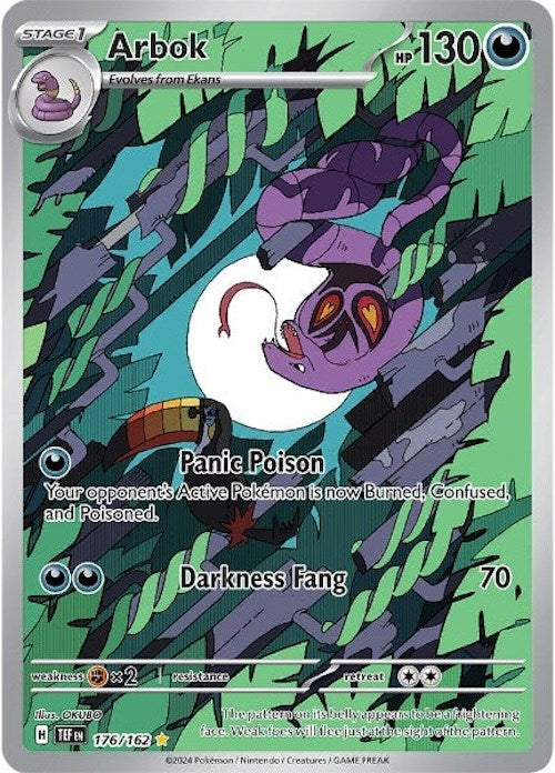 Arbok (176/162) [Scarlet & Violet: Temporal Forces] | Jack's On Queen