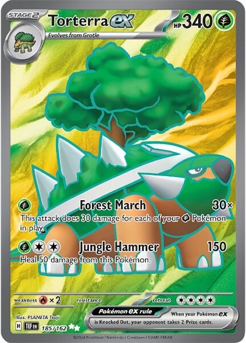 Torterra ex (185/162) [Scarlet & Violet: Temporal Forces] | Jack's On Queen