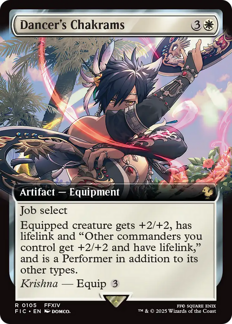 Dancer's Chakrams (Extended Art) [FINAL FANTASY Commander] | Jack's On Queen