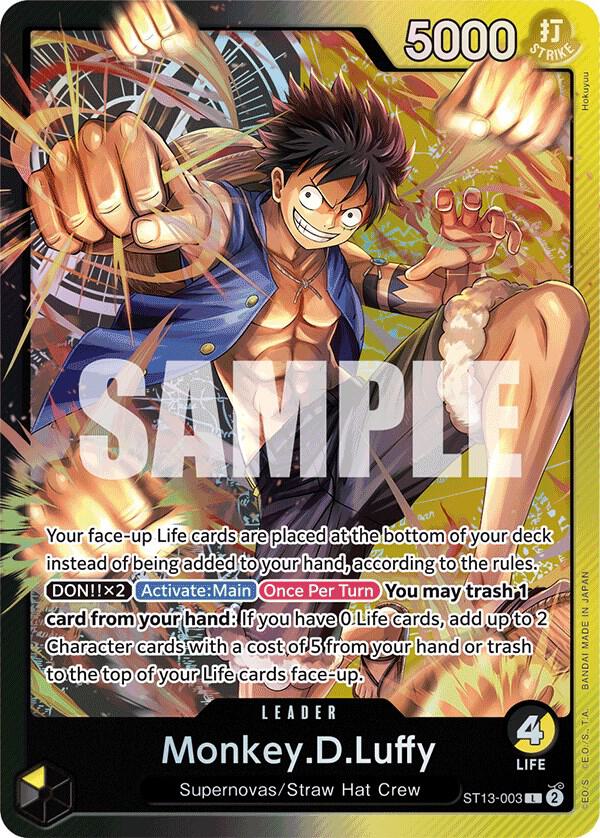 Monkey.D.Luffy (003) (ST13-003) [Ultra Deck: The Three Brothers] | Jack's On Queen