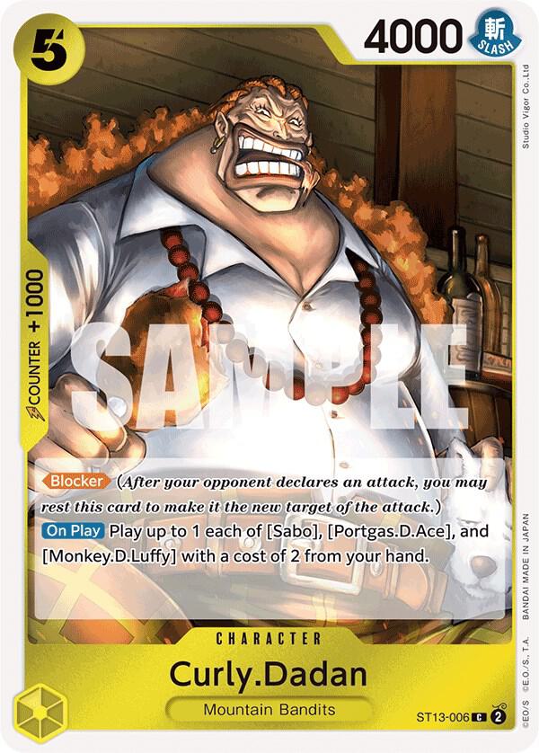 Curly.Dadan (ST13-006) [Ultra Deck: The Three Brothers] | Jack's On Queen