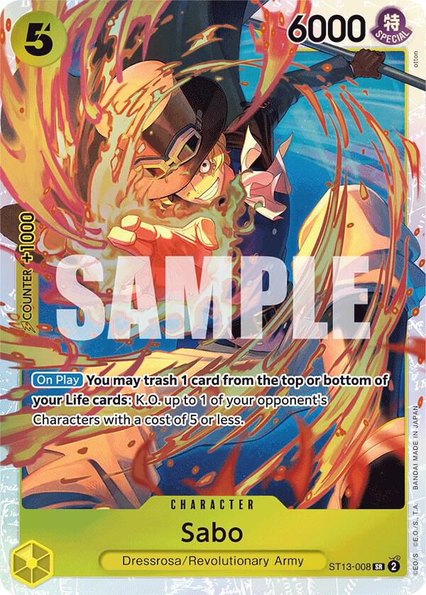 Sabo (008) (ST13-008) [Ultra Deck: The Three Brothers] | Jack's On Queen