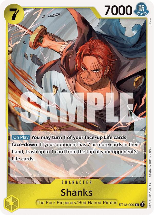 Shanks (ST13-009) [Ultra Deck: The Three Brothers] | Jack's On Queen