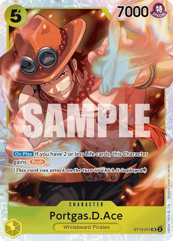 Portgas.D.Ace (011) (ST13-011) [Ultra Deck: The Three Brothers] | Jack's On Queen