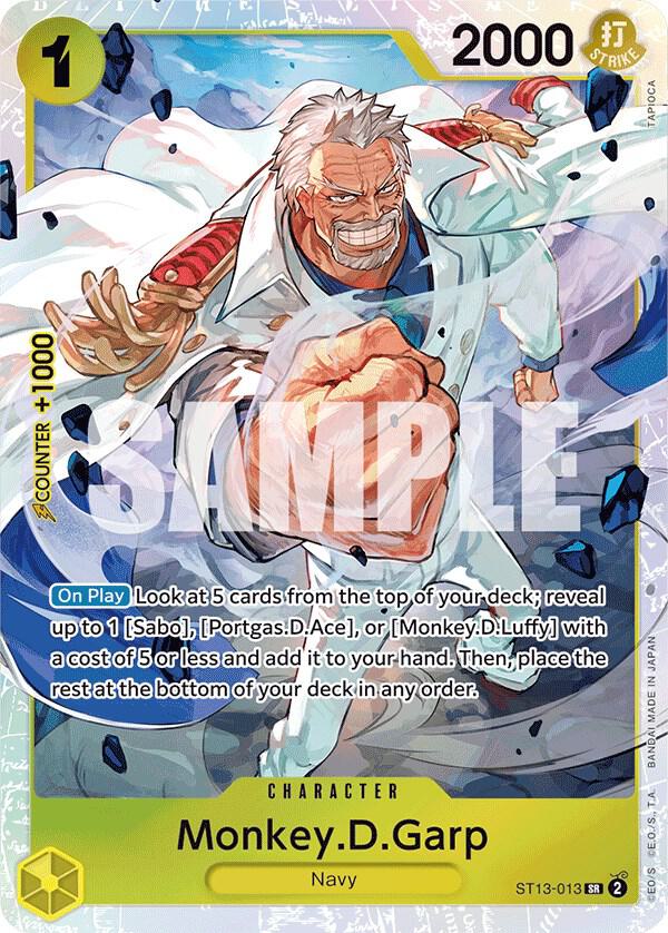 Monkey.D.Garp (ST13-013) [Ultra Deck: The Three Brothers] | Jack's On Queen