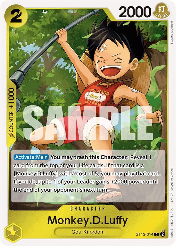 Monkey.D.Luffy (014) (ST13-014) [Ultra Deck: The Three Brothers] | Jack's On Queen