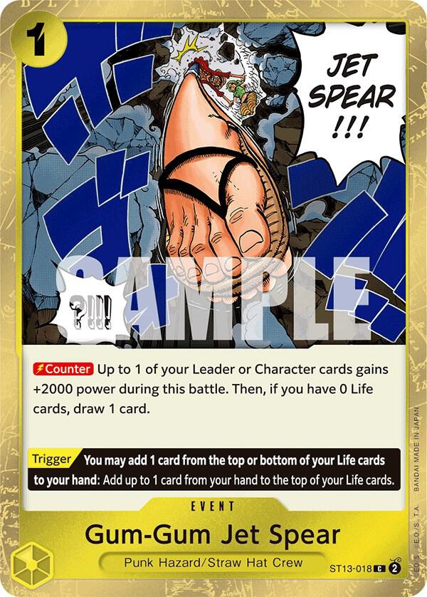 Gum-Gum Jet Spear (ST13-018) [Ultra Deck: The Three Brothers] | Jack's On Queen