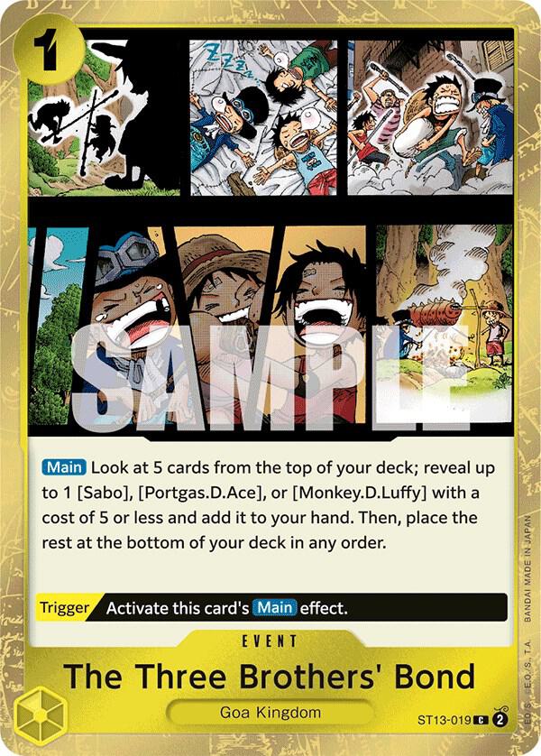 The Three Brothers' Bond (ST13-019) [Ultra Deck: The Three Brothers] | Jack's On Queen
