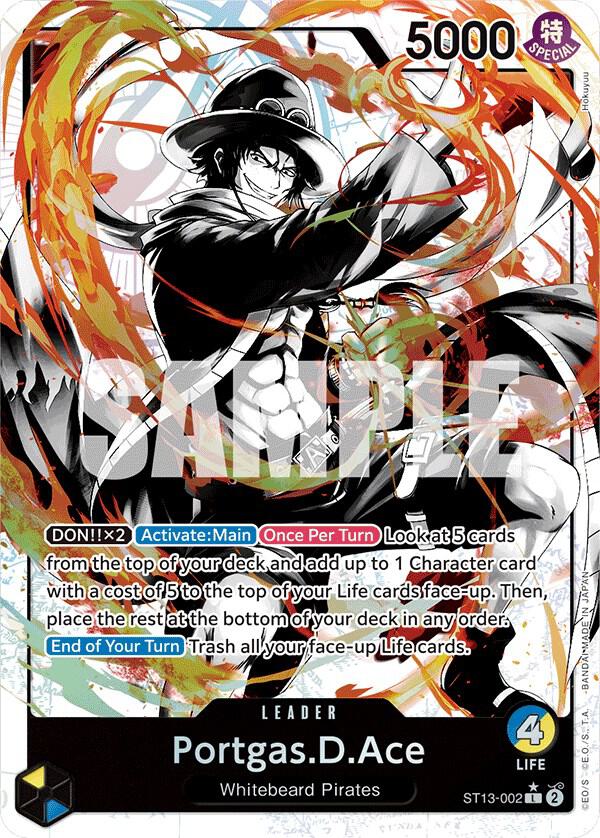 Portgas.D.Ace (002) (Parallel) (ST13-002) [Ultra Deck: The Three Brothers] | Jack's On Queen