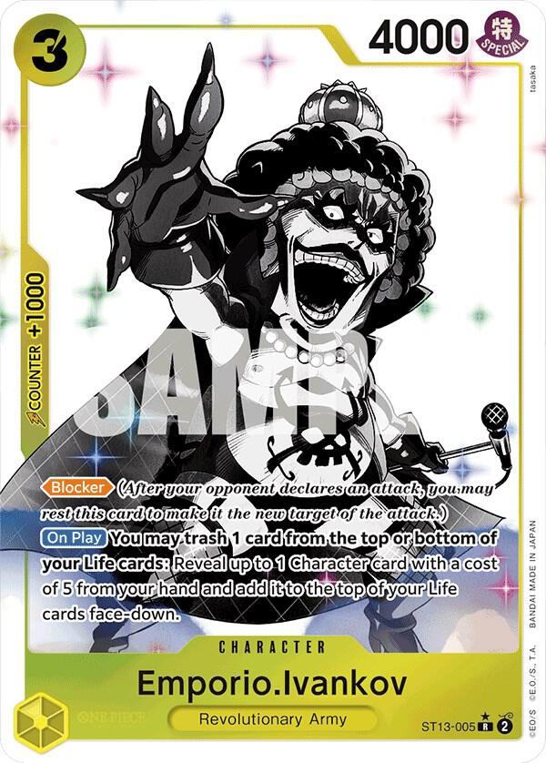 Emporio.Ivankov (Parallel) (ST13-005) [Ultra Deck: The Three Brothers] | Jack's On Queen