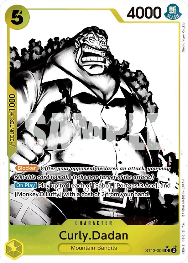 Curly.Dadan (Parallel) (ST13-006) [Ultra Deck: The Three Brothers] | Jack's On Queen