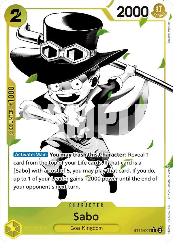 Sabo (007) (Parallel) (ST13-007) [Ultra Deck: The Three Brothers] | Jack's On Queen