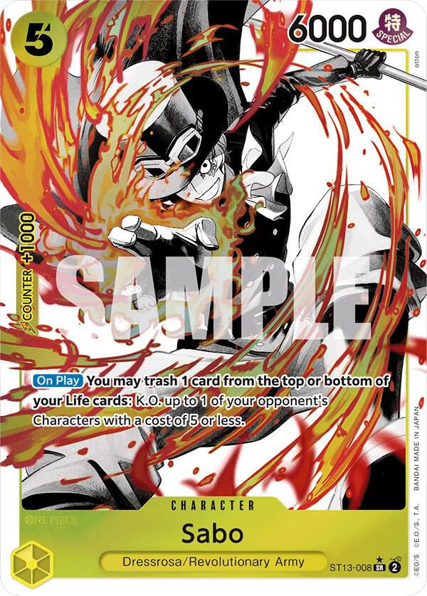 Sabo (008) (Parallel) (ST13-008) [Ultra Deck: The Three Brothers] | Jack's On Queen