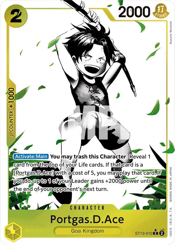 Portgas.D.Ace (010) (Parallel) (ST13-010) [Ultra Deck: The Three Brothers] | Jack's On Queen