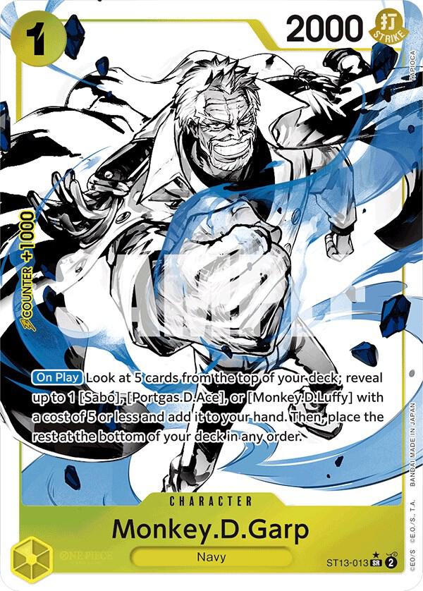 Monkey.D.Garp (Parallel) (ST13-013) [Ultra Deck: The Three Brothers] | Jack's On Queen