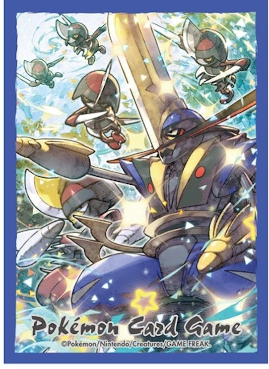 Card Sleeves - Shiny Kingambit Line (64-Pack) (Pokemon Center Japan Exclusive) | Jack's On Queen