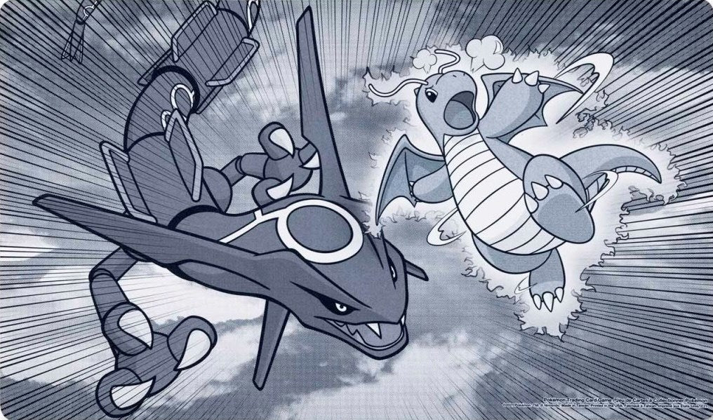Playmat - Dragonite & Rayquaza Collide | Jack's On Queen