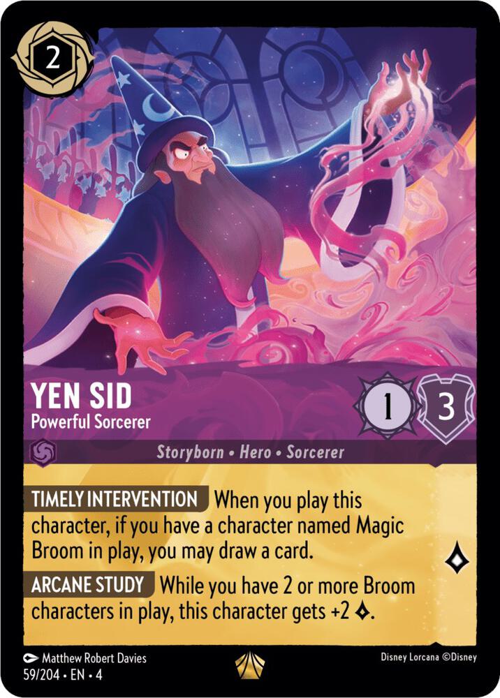 Yen Sid - Powerful Sorcerer (59/204) [Ursula's Return] | Jack's On Queen