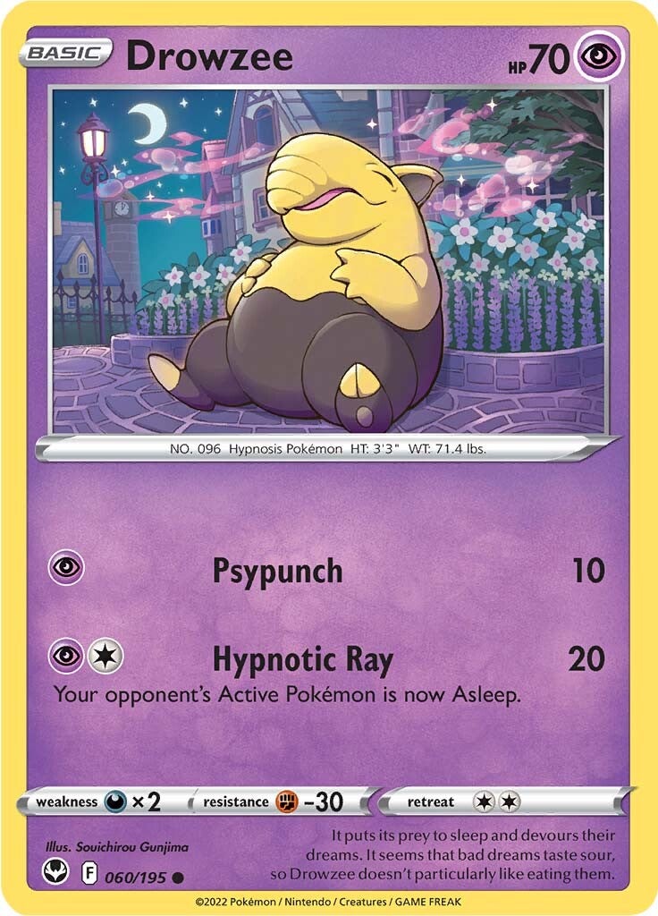 Drowzee (060/195) [Sword & Shield: Silver Tempest] | Jack's On Queen