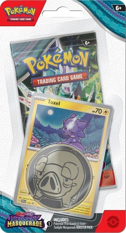 Scarlet & Violet: Twilight Masquerade - Single Pack Blister (Toxel) | Jack's On Queen