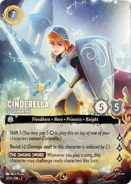 Cinderella - Stouthearted (3) [Disney Lorcana Promo Cards] | Jack's On Queen