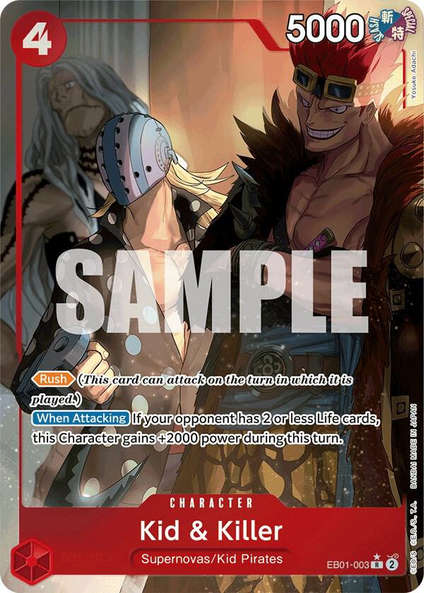 Kid & Killer (Alternate Art) (EB01-003) [Extra Booster: Memorial Collection] | Jack's On Queen