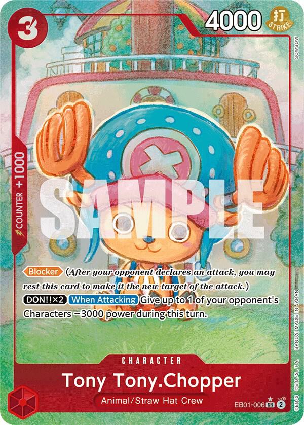 Tony Tony.Chopper (Alternate Art) (EB01-006) [Extra Booster: Memorial Collection] | Jack's On Queen