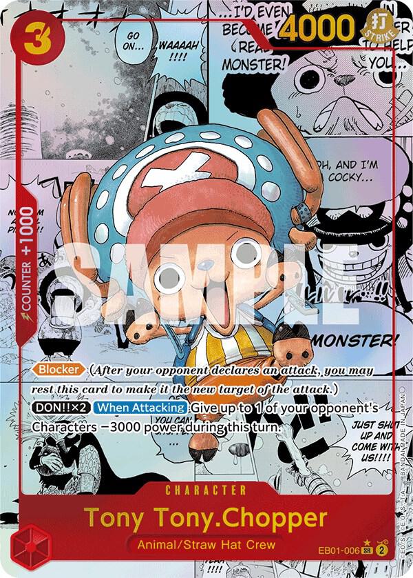Tony Tony.Chopper (Alternate Art) (Manga) (EB01-006) [Extra Booster: Memorial Collection] | Jack's On Queen