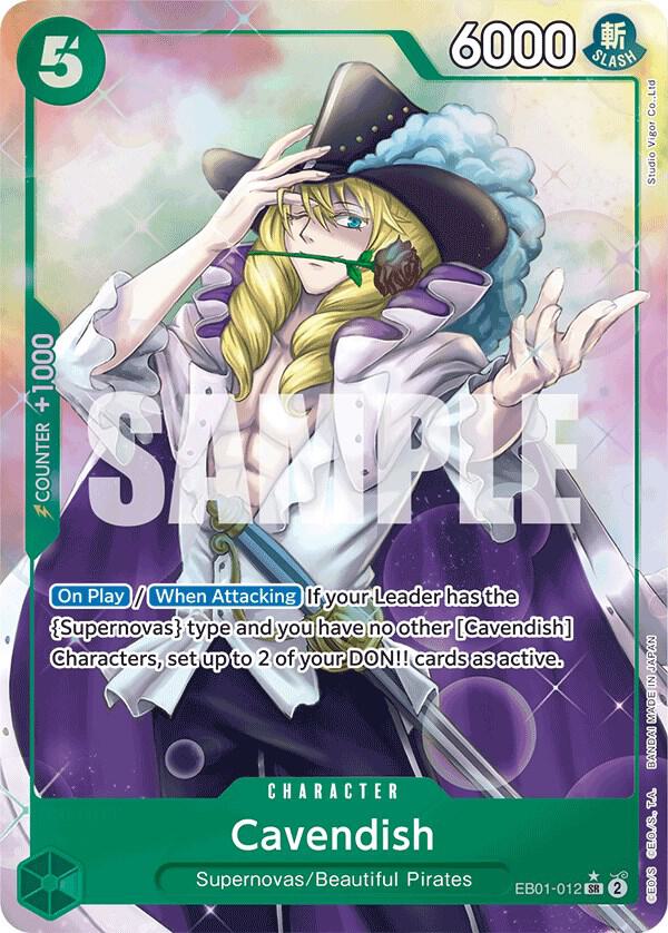 Cavendish (Alternate Art) (EB01-012) [Extra Booster: Memorial Collection] | Jack's On Queen