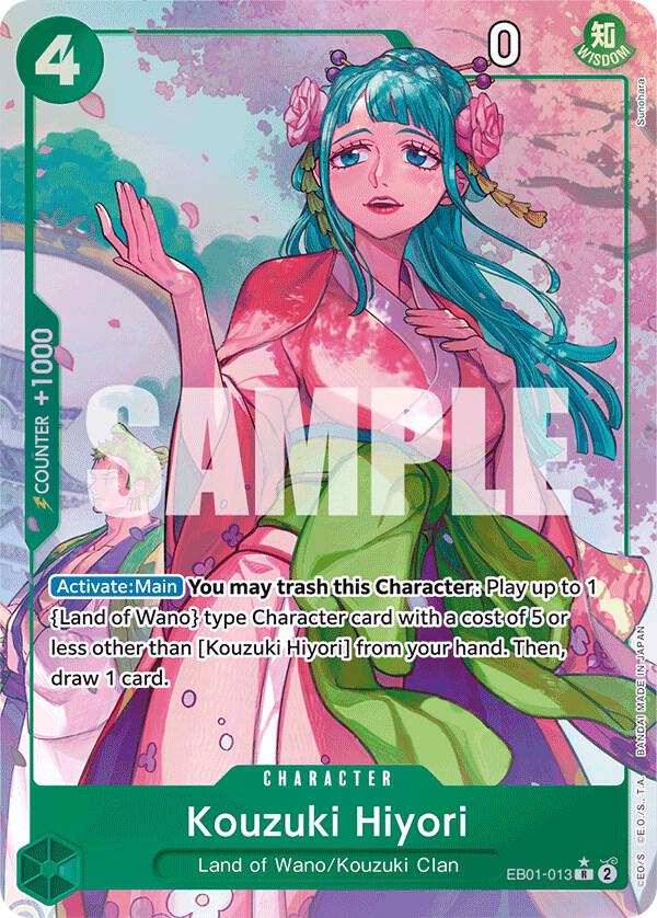 Kouzuki Hiyori (Alternate Art) (EB01-013) [Extra Booster: Memorial Collection] | Jack's On Queen
