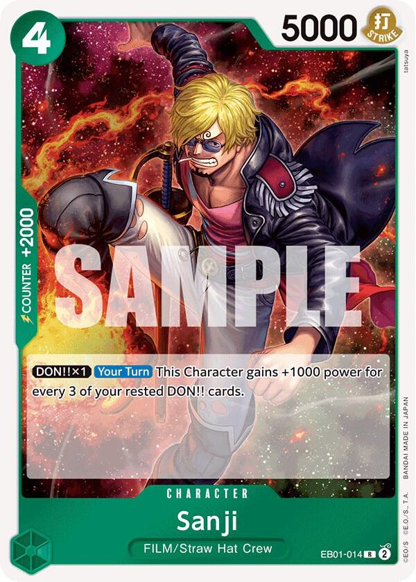 Sanji (EB01-014) [Extra Booster: Memorial Collection] | Jack's On Queen