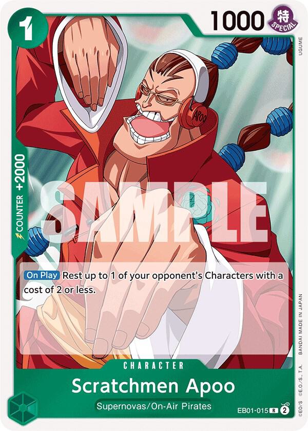 Scratchmen Apoo (EB01-015) [Extra Booster: Memorial Collection] | Jack's On Queen