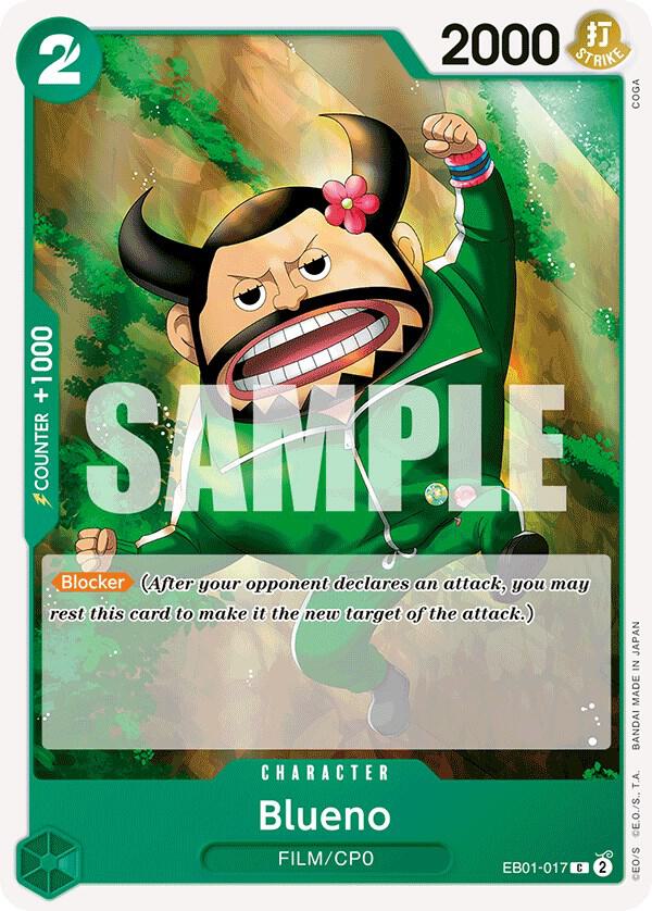 Blueno (017) (EB01-017) [Extra Booster: Memorial Collection] | Jack's On Queen
