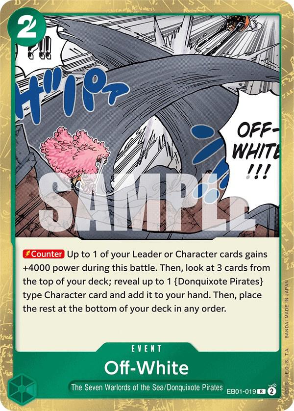 Off-White (EB01-019) [Extra Booster: Memorial Collection] | Jack's On Queen