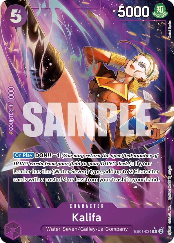 Kalifa (Alternate Art) (EB01-031) [Extra Booster: Memorial Collection] | Jack's On Queen